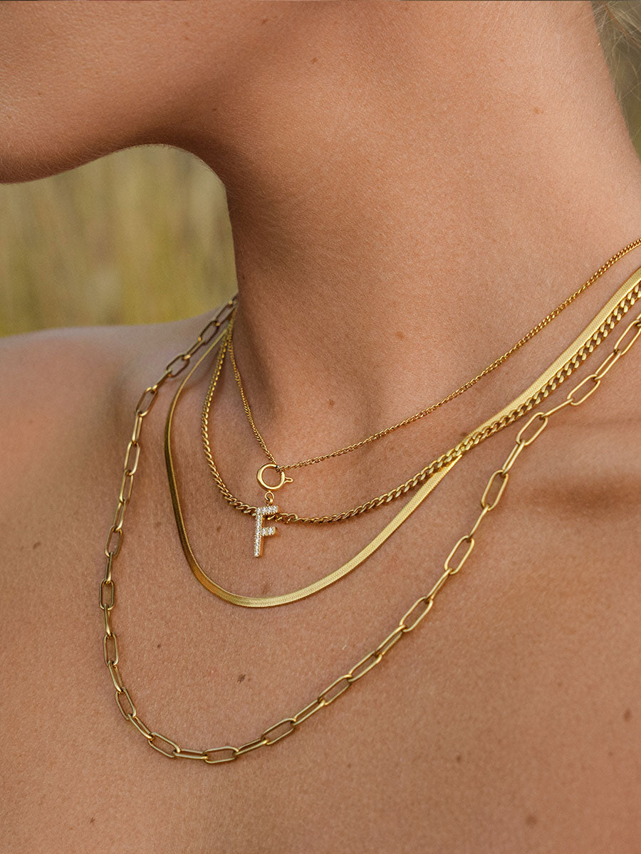 Double Trouble – Collier double chaîne élégant