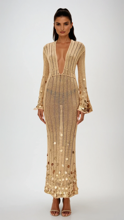 Leonie - Robe Longue Élégante
