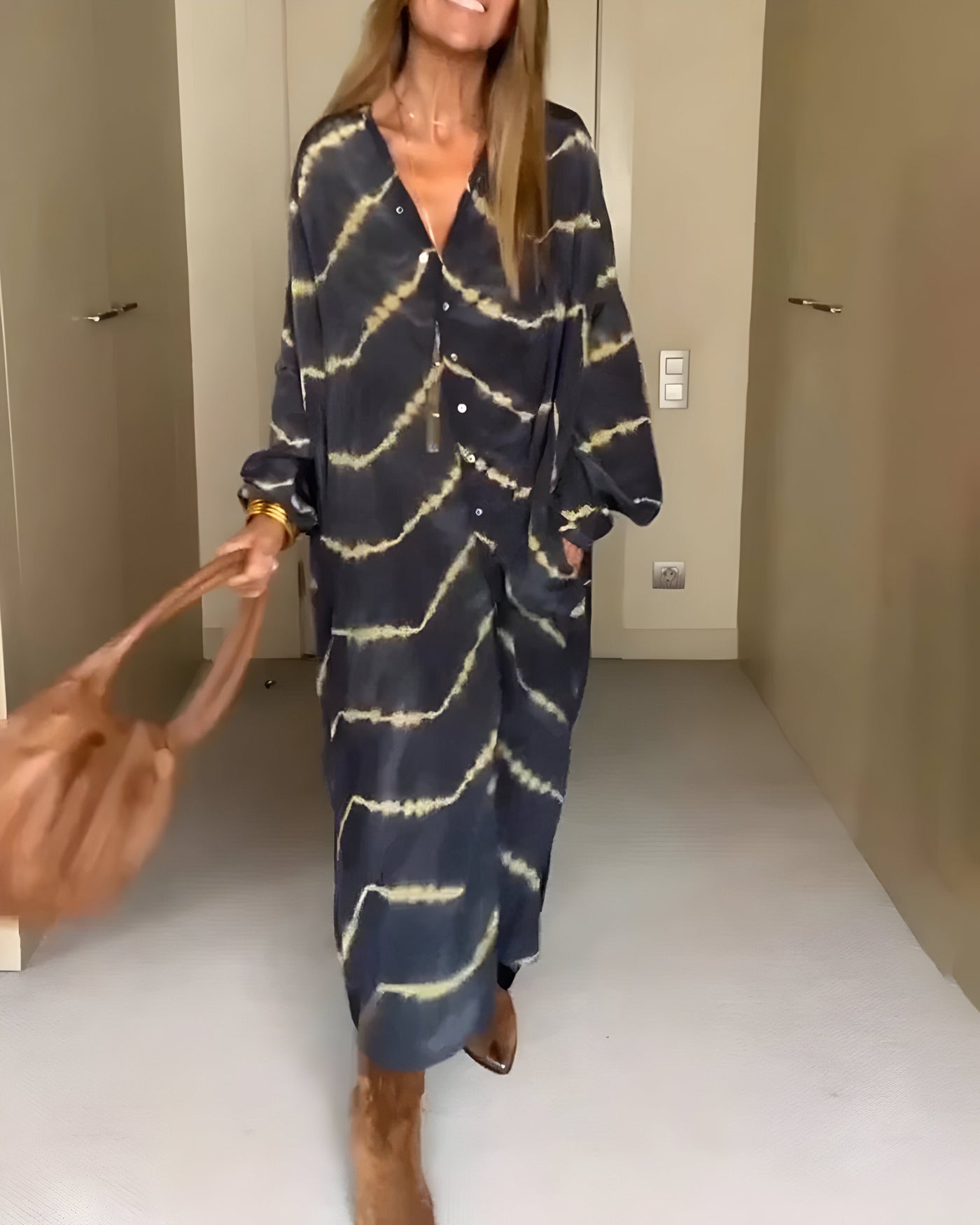 Julia – Robe Maxi Bohème à Rayures