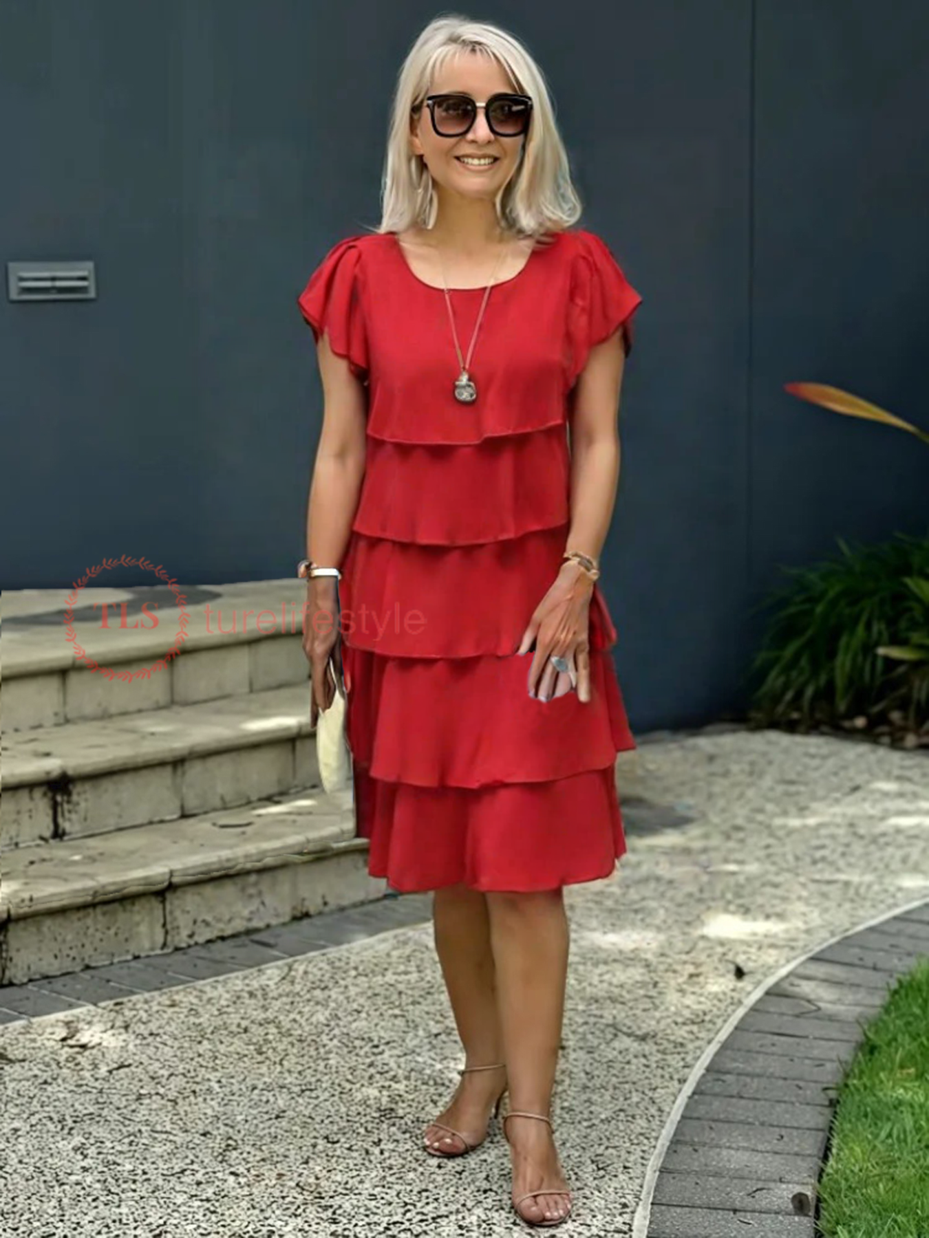 Josée – Robe fluide en chiffon