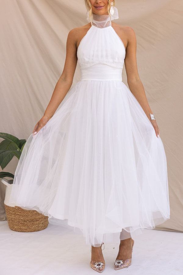 Phoebe – Robe à jupe longue
