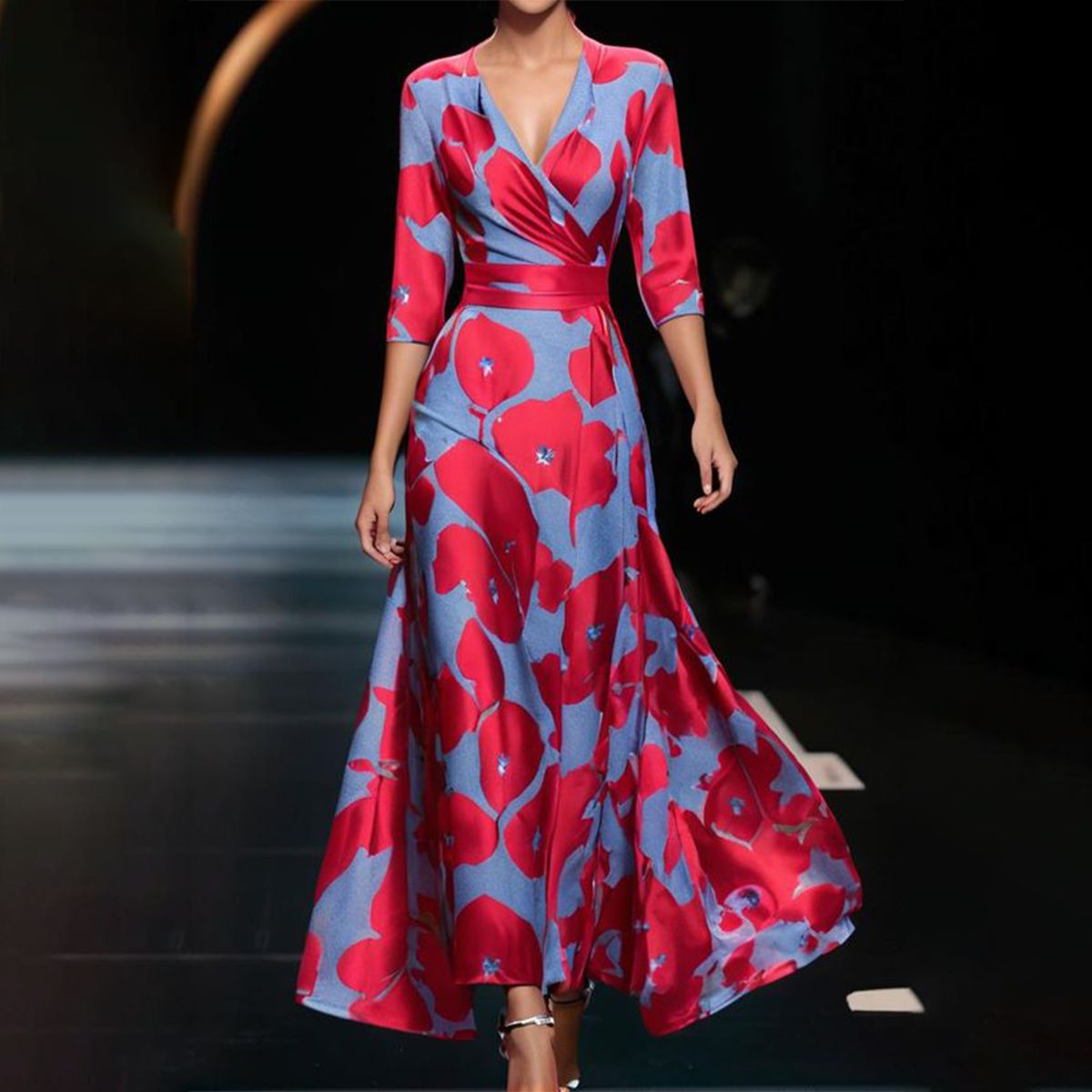 Béatrice - Robe à Encolure en V