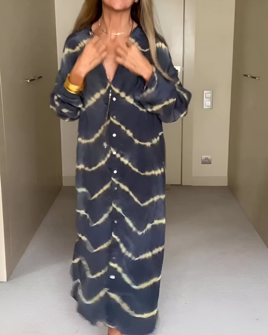 Julia – Robe Maxi Bohème à Rayures