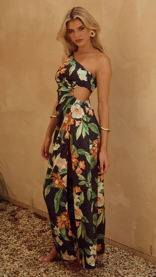 Magalie – Robe Calista vert émeraude