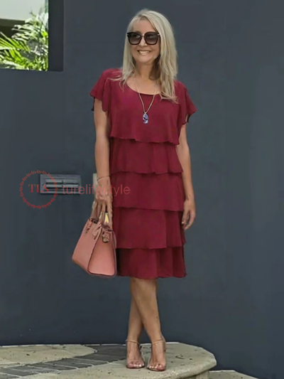 Josée – Robe fluide en chiffon