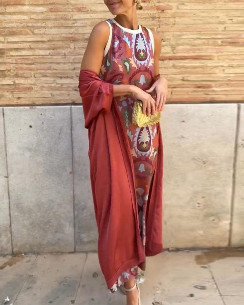 Bella - Ensemble deux pièces imprimé au style urbain