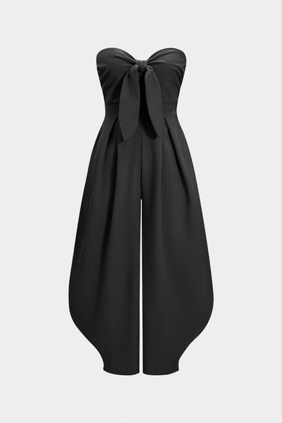 Clara - combinaison bustier à nouer, coupe ballon élégante