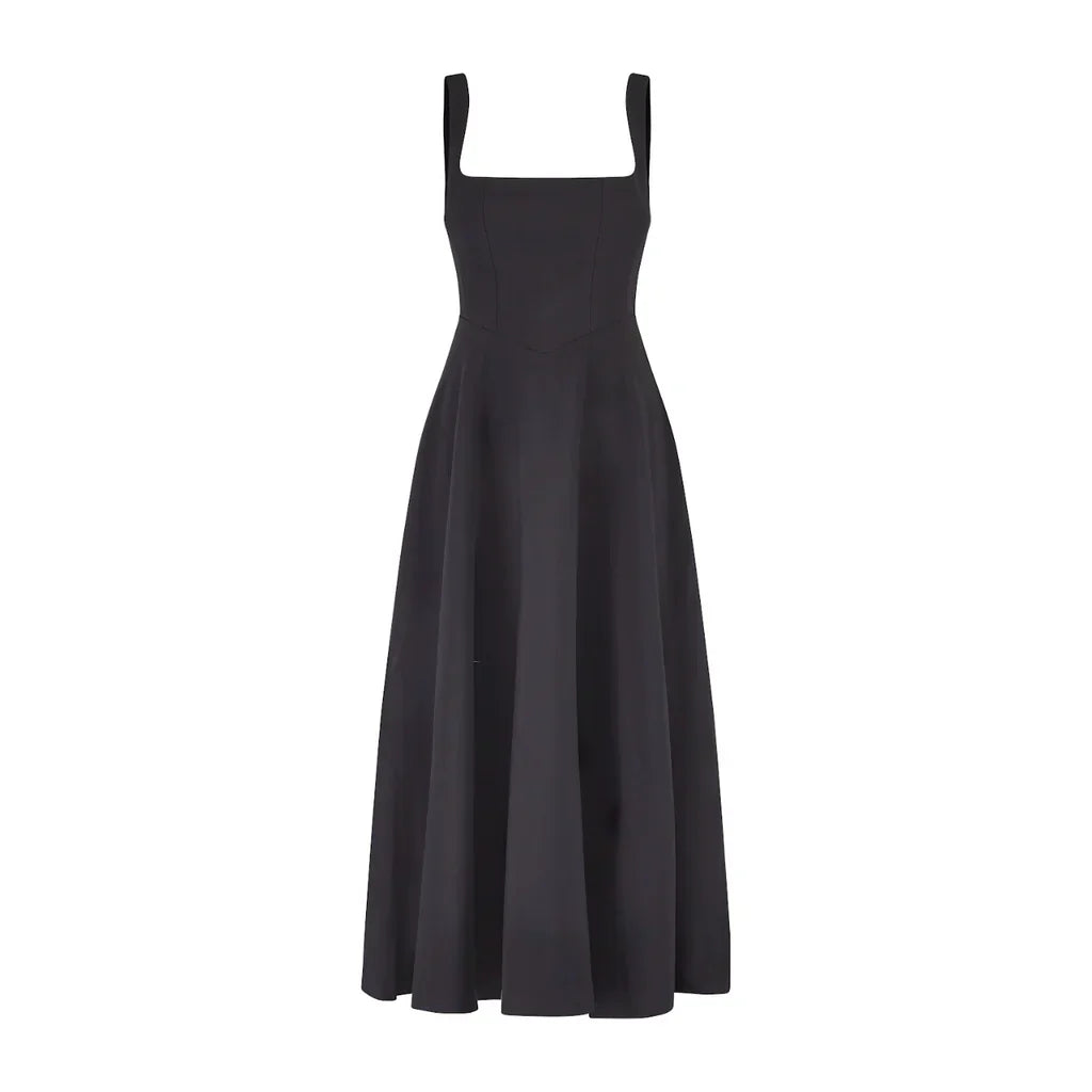 Doris – Robe à encolure carrée