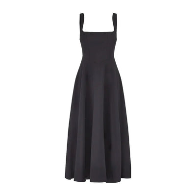 Doris – Robe à encolure carrée
