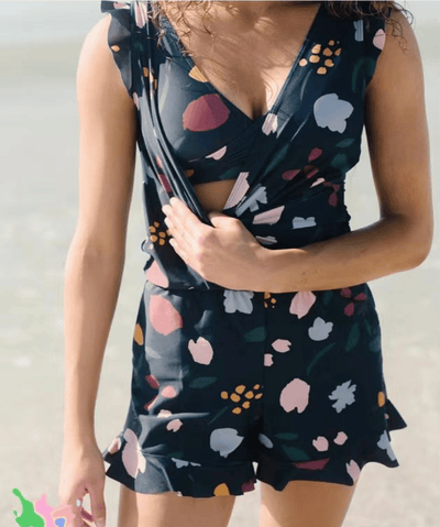 Lucia – Maillot de bain à volants avec soutien-gorge intégré