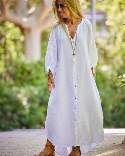 Louise - Jolie robe légère en lin