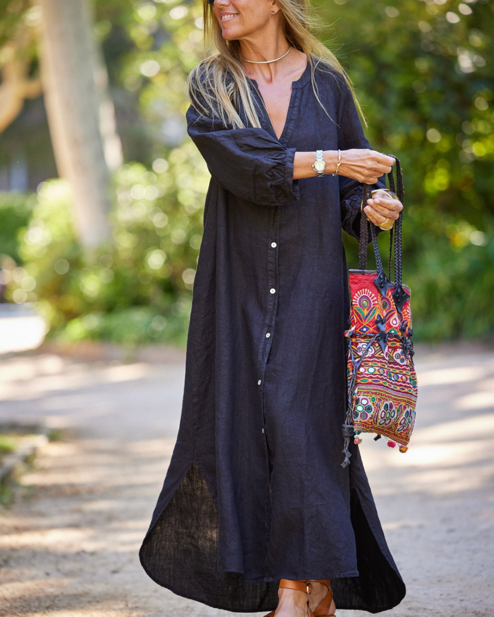 Louise - Jolie robe légère en lin