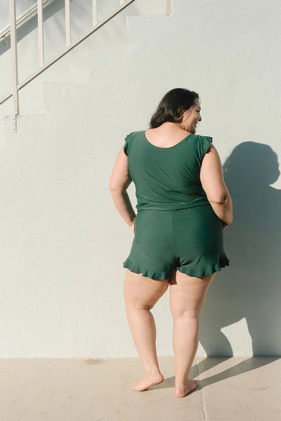 Lucia – Maillot de bain à volants avec soutien-gorge intégré