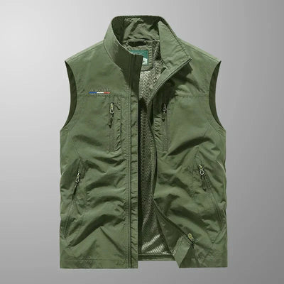 Tauno – Gilet cargo multifonctions pour homme
