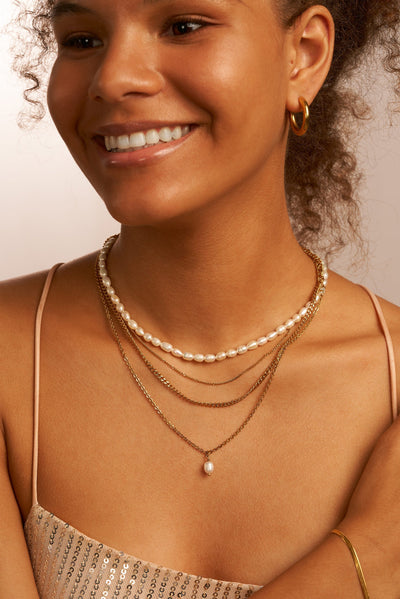 Double Trouble – Collier double chaîne élégant