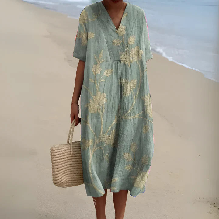 Olalla – Robe d’Été à Motif