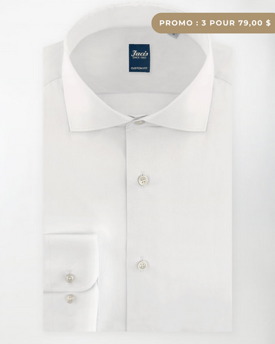 Étienne – Chemise Classique à Col Français | Coupe Ajustée