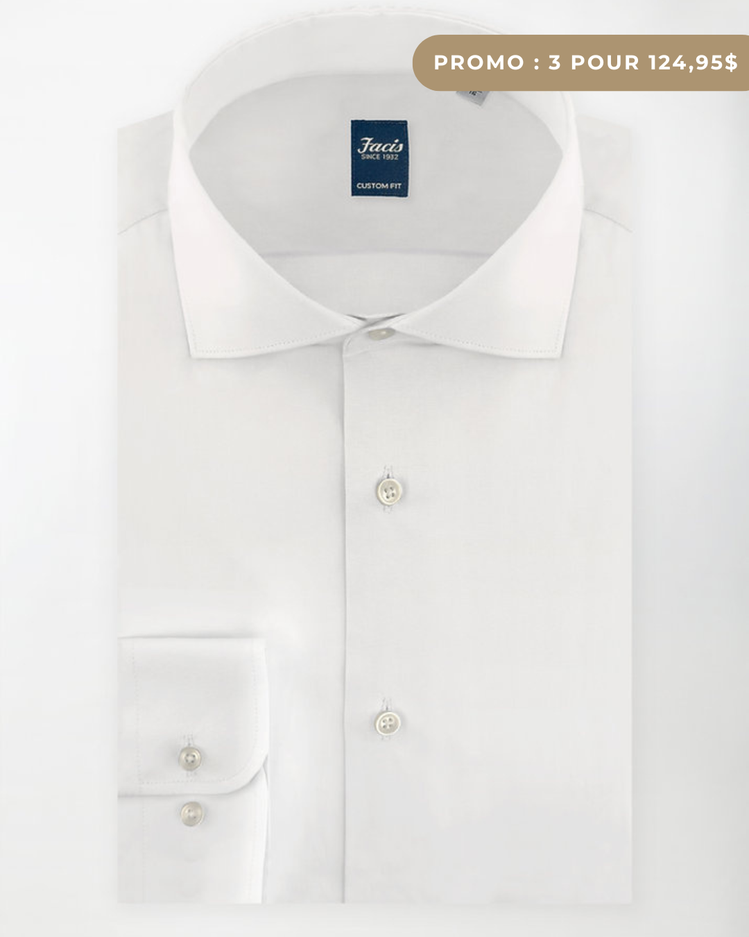 Étienne – Chemise Classique à Col Français | Coupe Ajustée