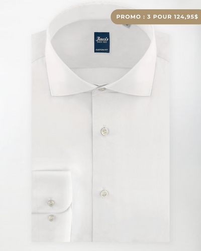 Étienne – Chemise Classique à Col Français | Coupe Ajustée