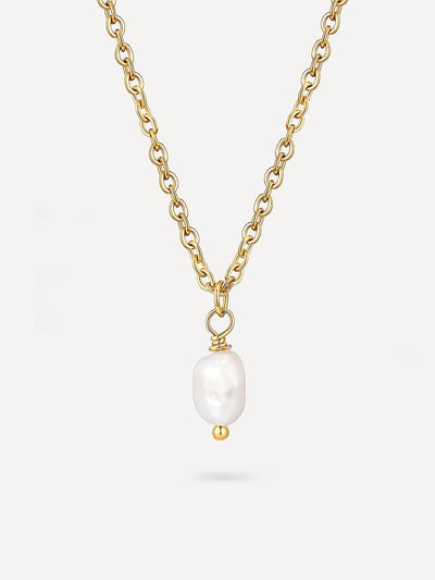Simple Pearl Pendant – Collier avec Pendentif Perle