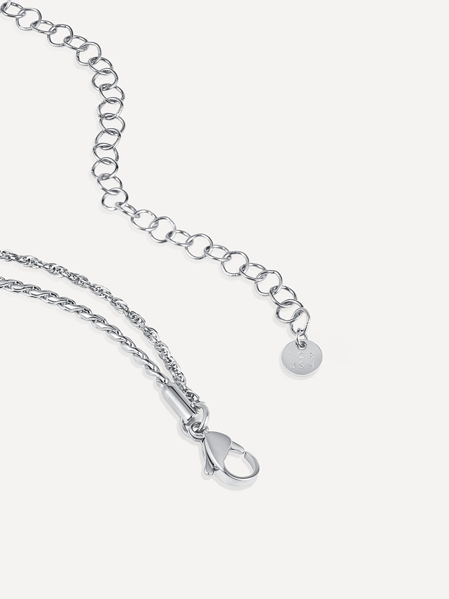 Éclat de Rêve - Collier fin à pendentif inspirant