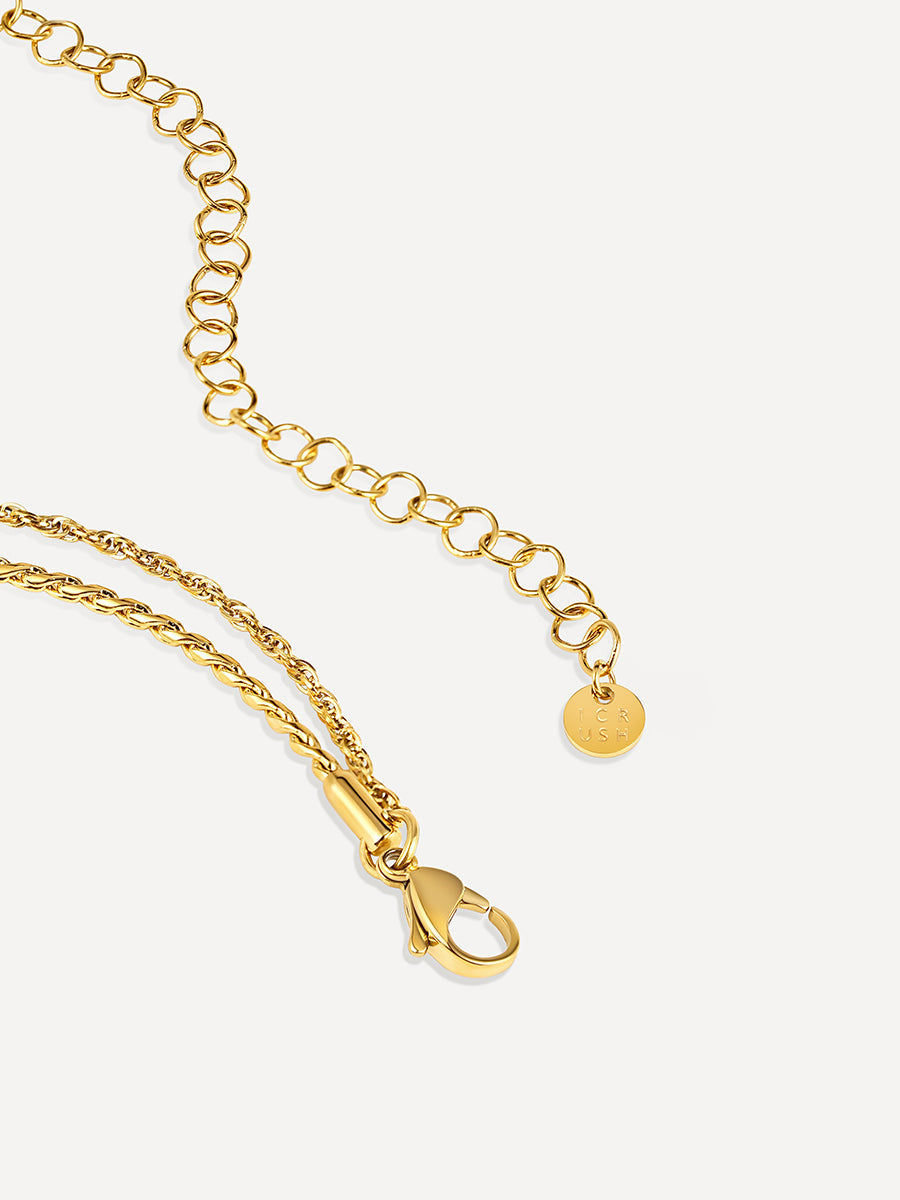 Éclat de Rêve - Collier fin à pendentif inspirant