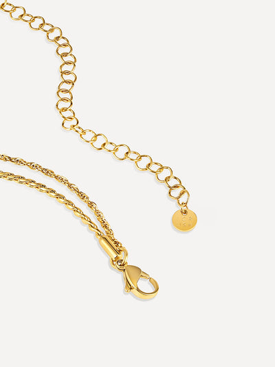 Éclat de Rêve - Collier fin à pendentif inspirant