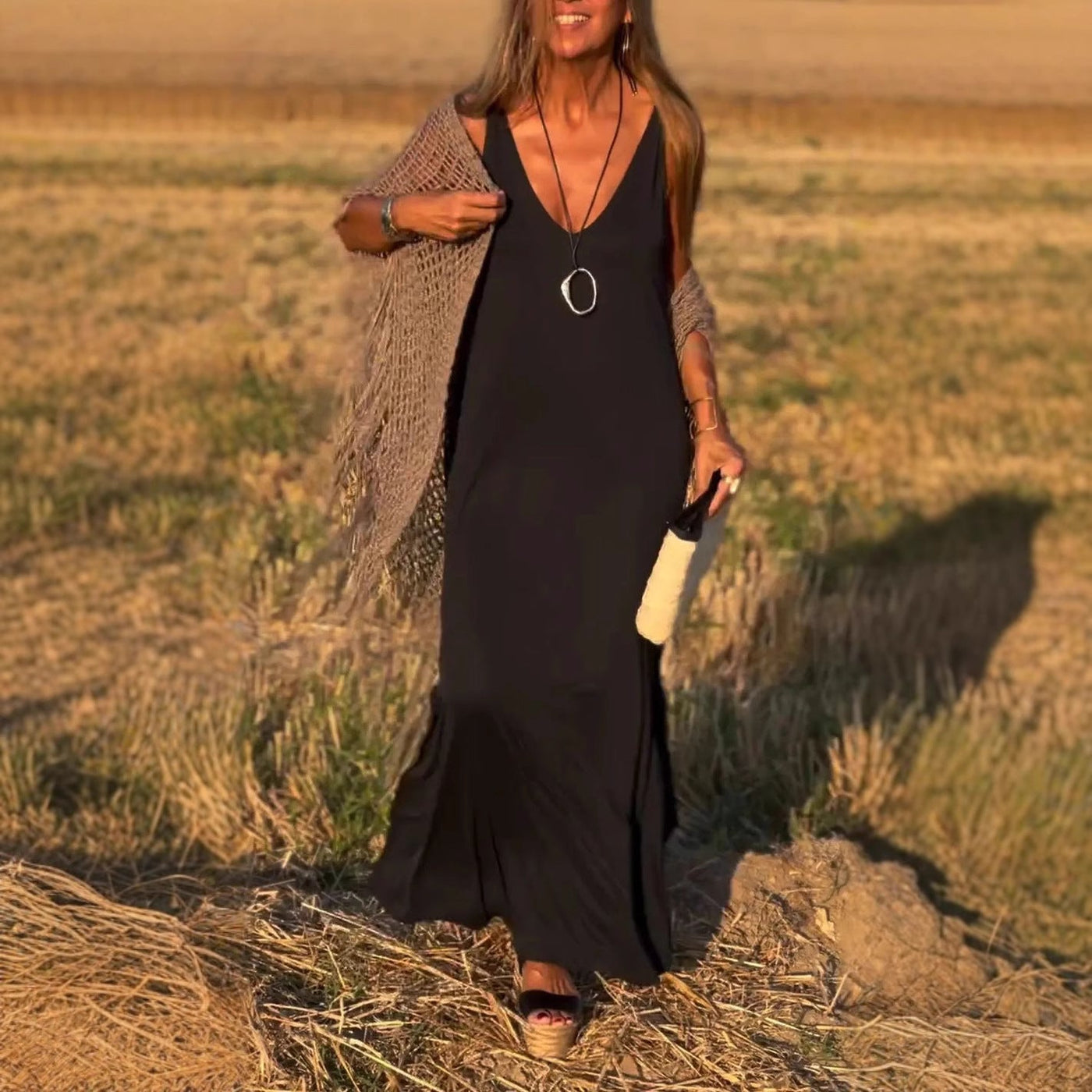 Nathalie – Robe Maxi élégante