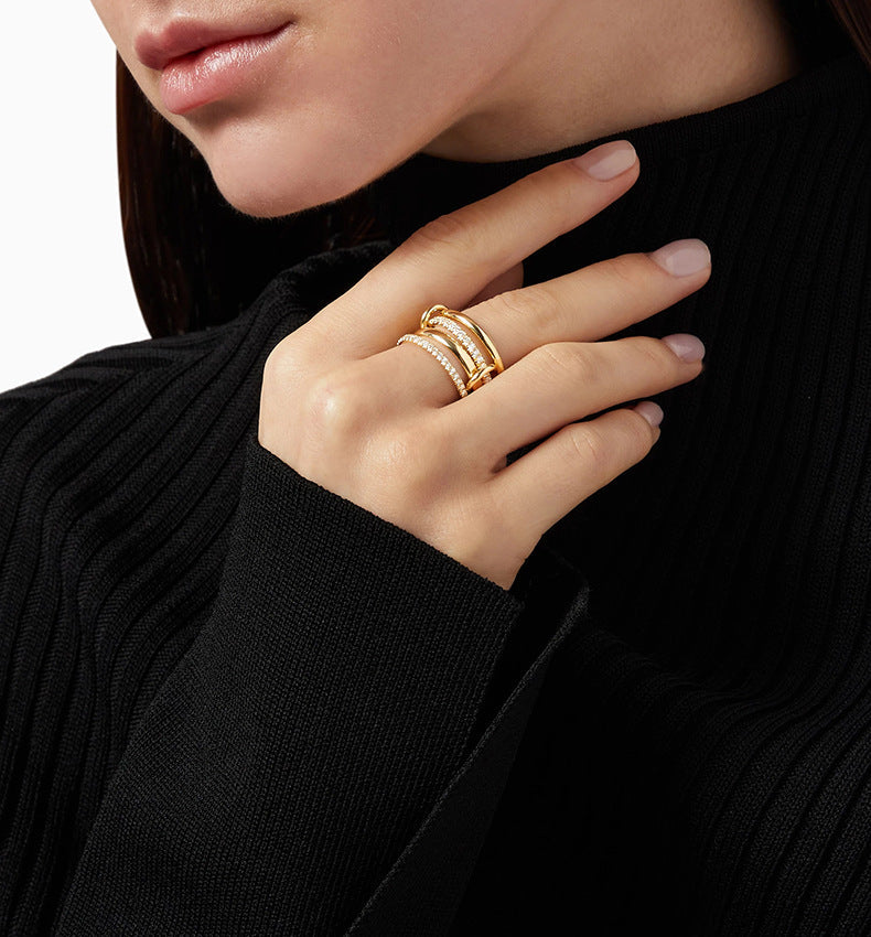 Paloma – Bague étincelante