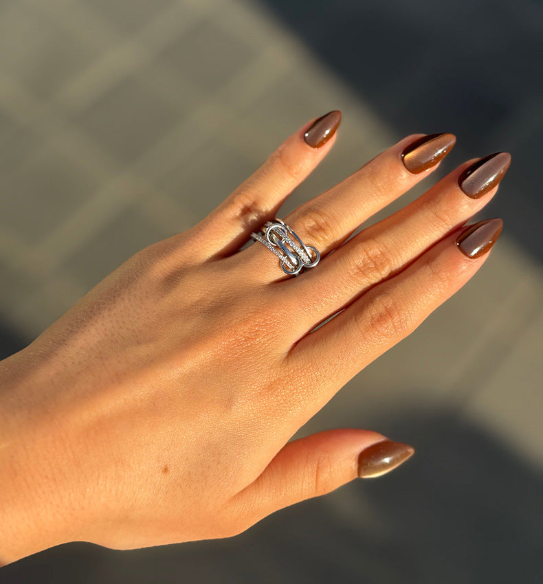 Paloma – Bague étincelante