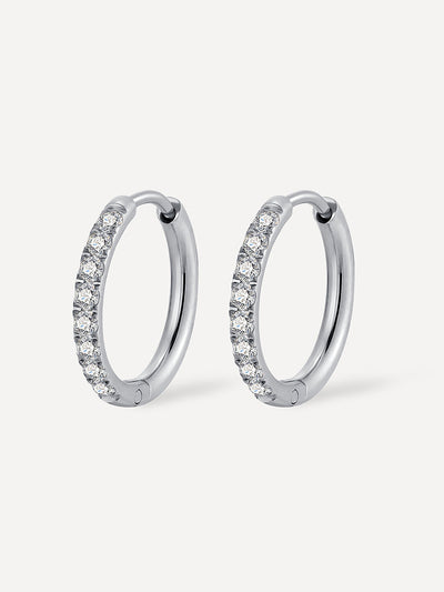 Crystalized Shine 16 mm – Créoles scintillantes