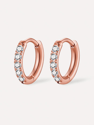 Créoles Crystalized Shine – Petites (12 mm)