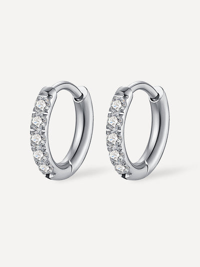 Créoles Crystalized Shine – Petites (12 mm)