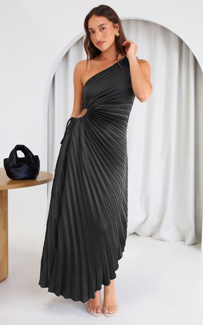 Rochelle – Robe longue noire