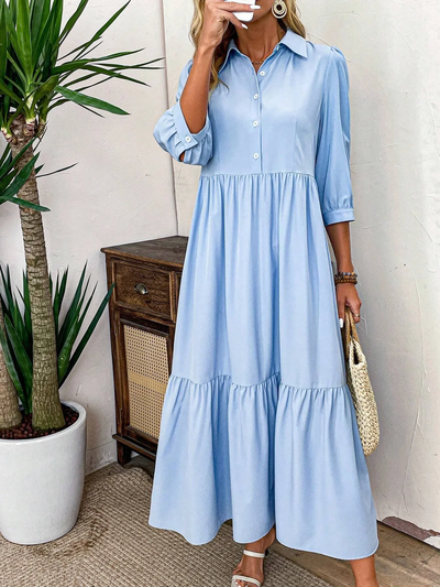 Suzanne - Robe chemise fluide