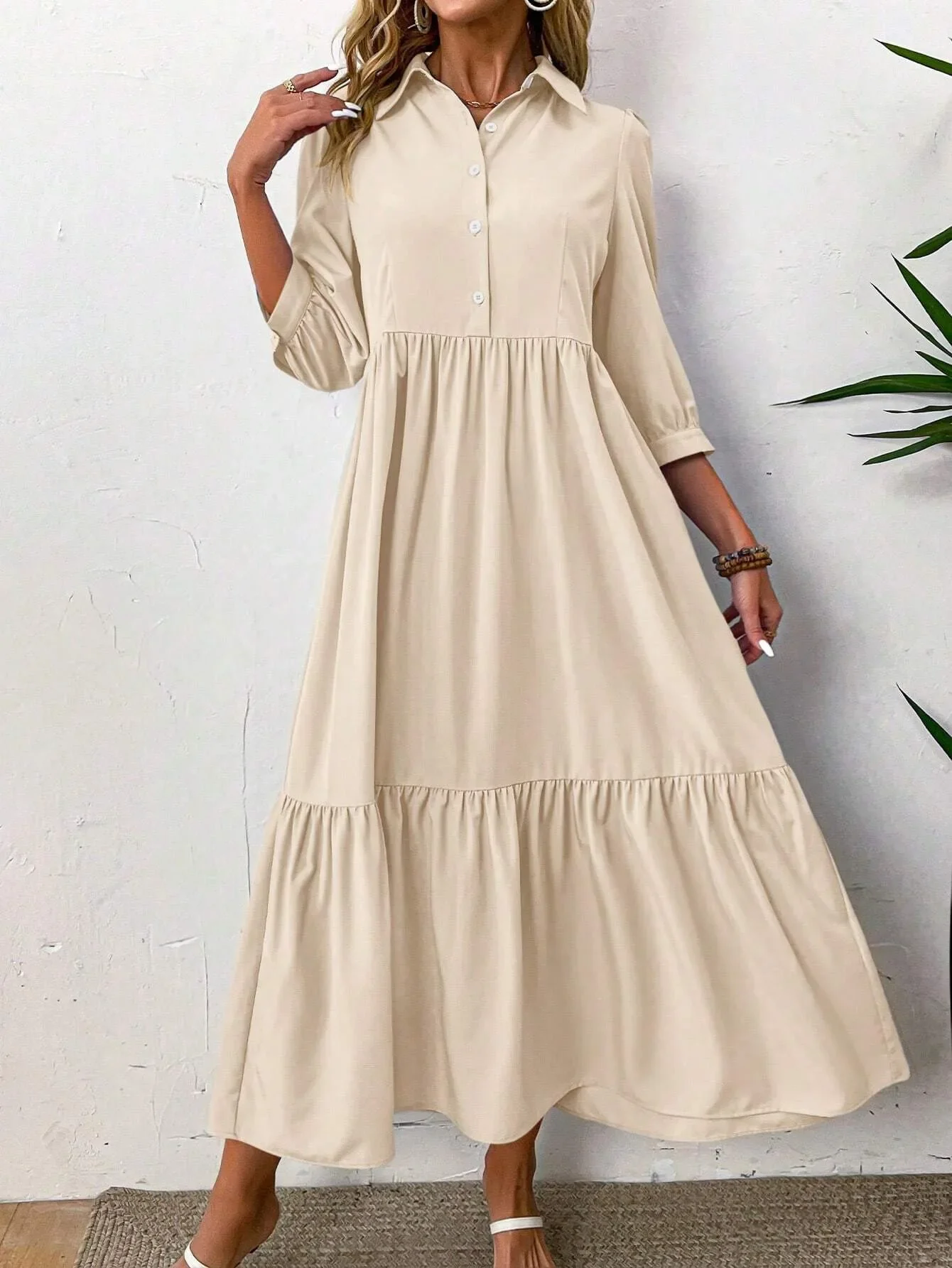 Suzanne - Robe chemise fluide