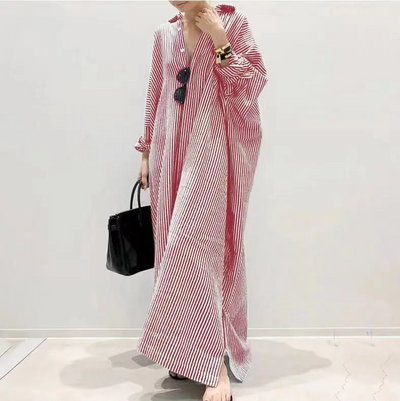 Pierrette - Robe chemise légèrement oversize