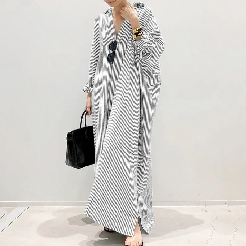 Pierrette - Robe chemise légèrement oversize