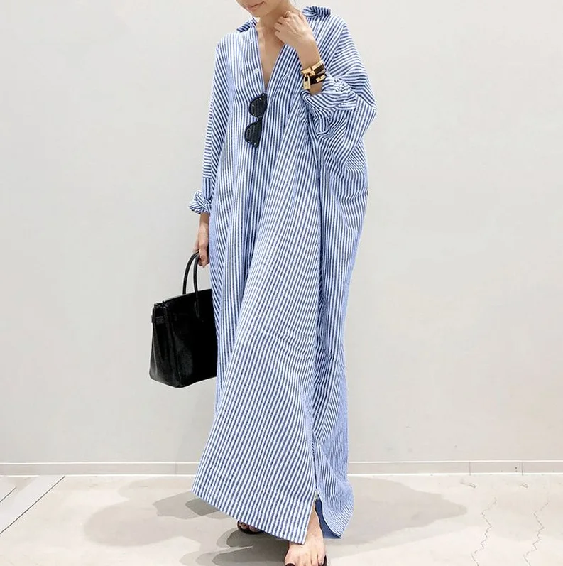 Pierrette - Robe chemise légèrement oversize