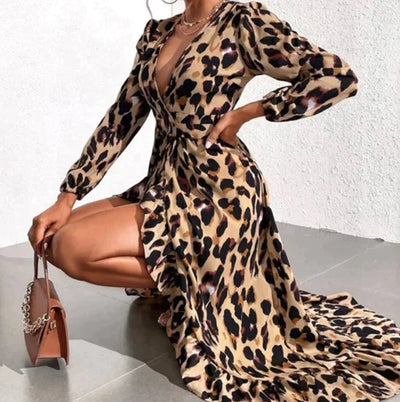 Lisandra – Robe Élégante à Encolure en V