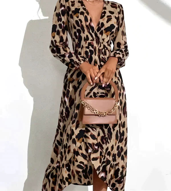 Lisandra – Robe Élégante à Encolure en V