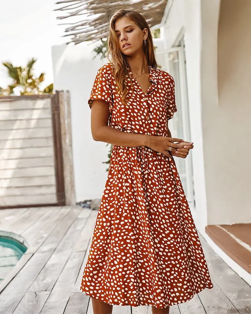 Marianne - Robe d'été style chemise