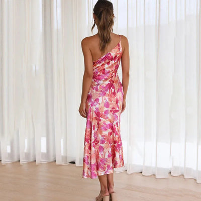 Eliza – Robe à bretelle unique
