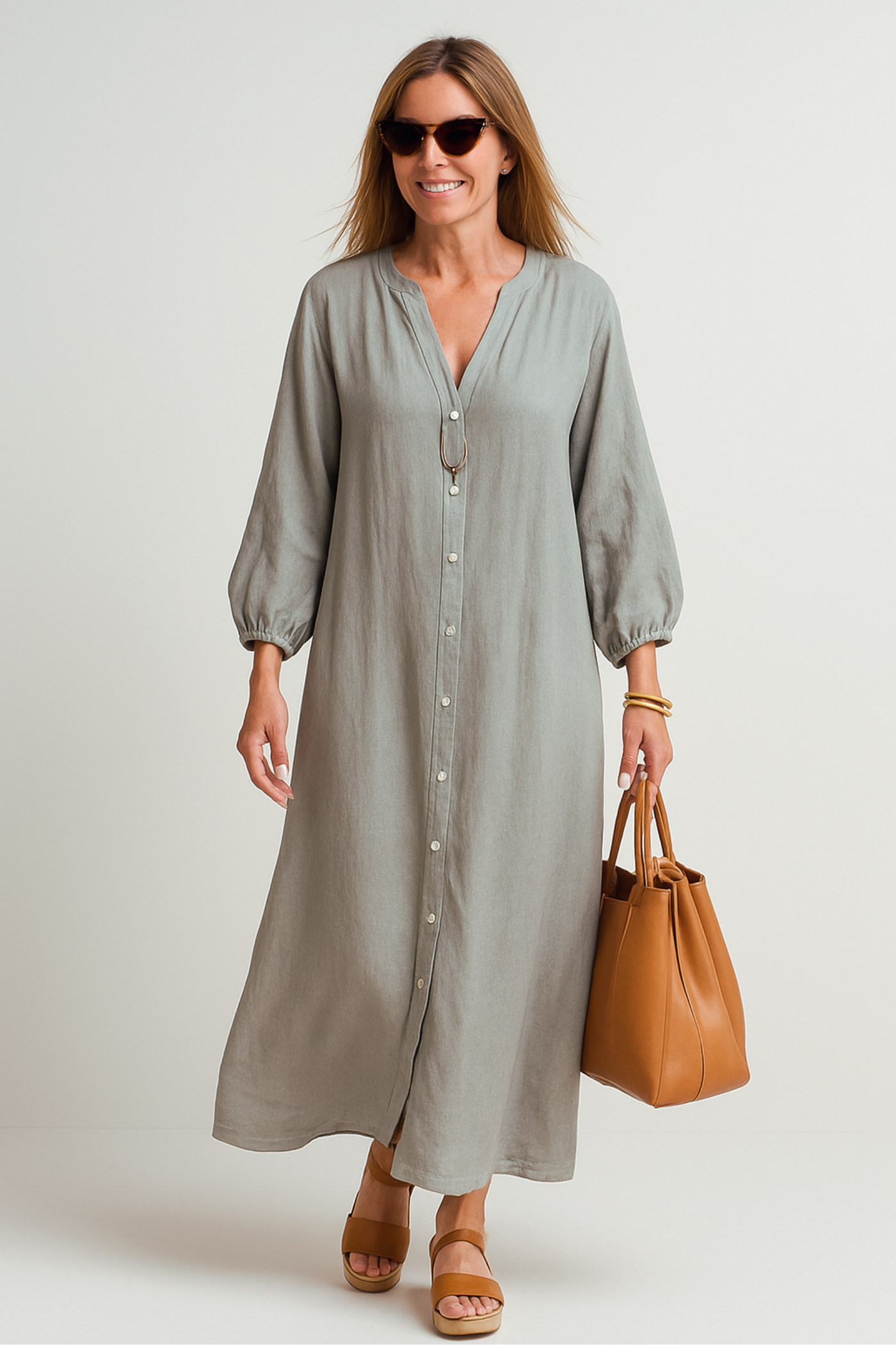 Louise - Jolie robe légère en lin