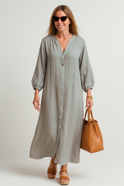 Louise - Jolie robe légère en lin