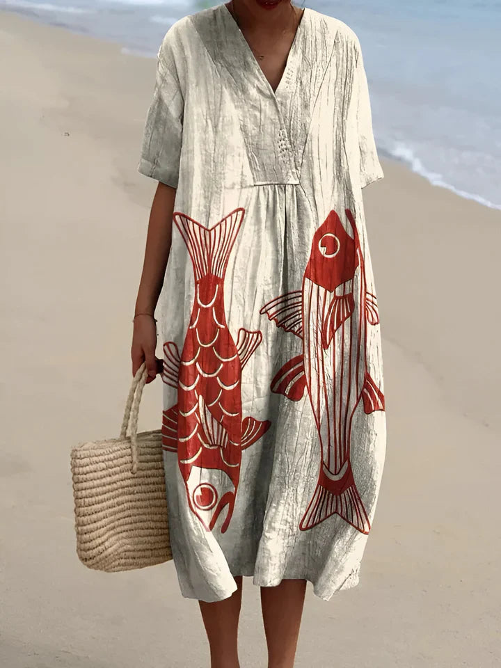 Olalla – Robe d’Été à Motif
