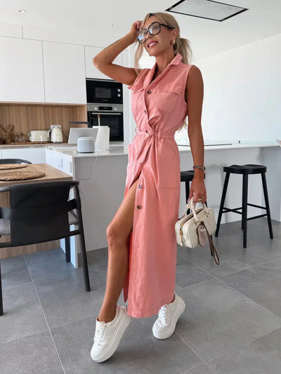Juliette – Robe Longue en Jean