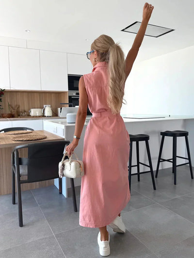 Juliette – Robe Longue en Jean