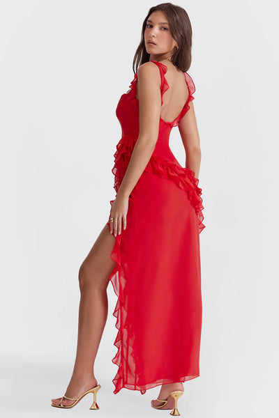 Dyane - Robe maxi élégante avec fente