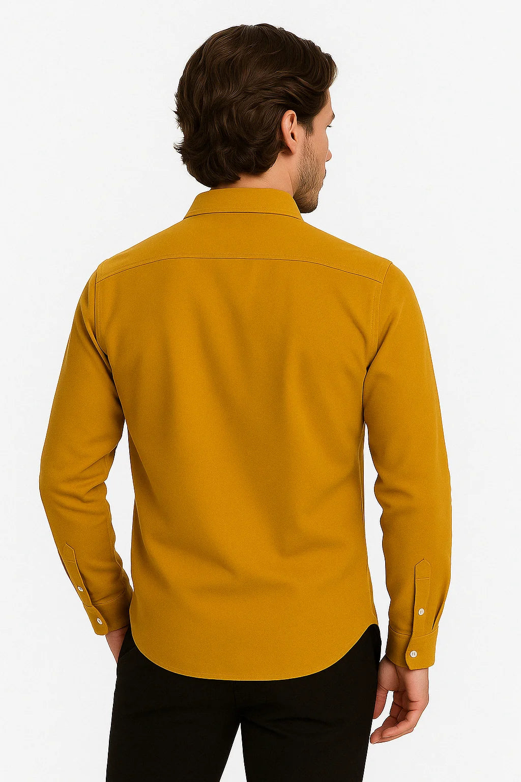 Léon Chemise classique à col boutonné